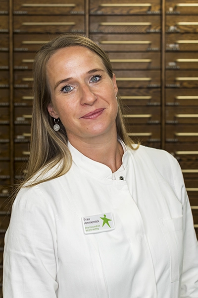 Frau Ammernick – seit dem 01.02.2021 in unserer Apotheke tätig.